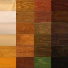 Pigment - vytvořené odstíny dle dřevin